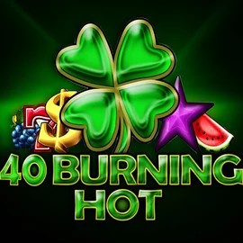 40 Burning Hot logo by Amusnet Interactive at Fatpirate Casino40 Burning Hot