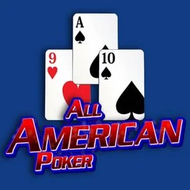 All American Poker slot logo by RTG (Reel Time Gaming) at Fatpirate Casino
