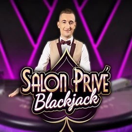 Blackjack Salon Privé slot logo by Ezugi at Fatpirate Casino