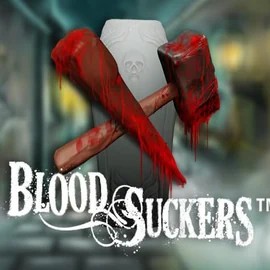Official Slots logo: Blood Suckers by NetEnt at Fatpirate Casino