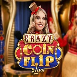 Live Casino logo of Crazy Coin Flip from Evolution at Fatpirate Casino