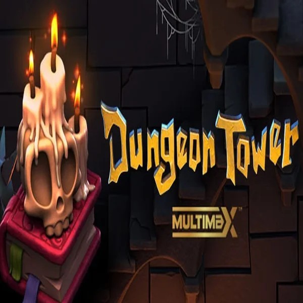 Slots logo of Dungeon Tower from Peter & Sons at Fatpirate Casino