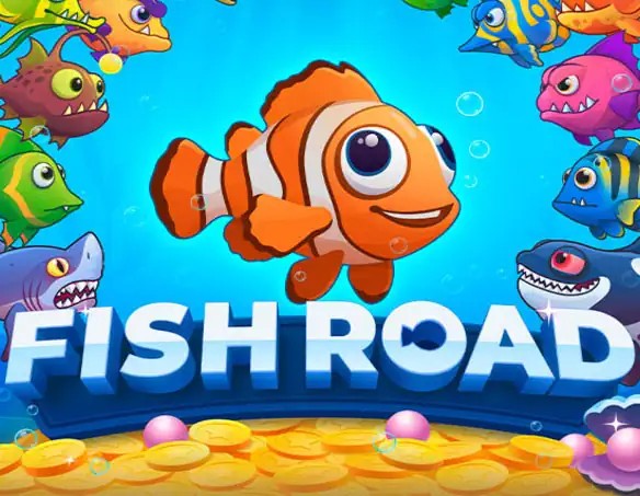 Logo of Fish Road from InOut at Fatpirate Casino