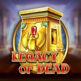 Legacy of Dead logo by Play'n GO at Fatpirate Casino
