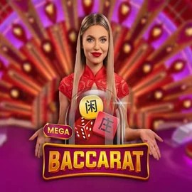 Live Casino logo of Mega Baccarat from Pragmatic Play at Fatpirate Casino