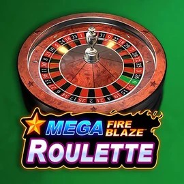 Mega Fire Blaze Roulette slot visual from Playtech available on fat-pirat.fr