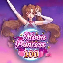 Slots logo of Moon Princess 100 from Play'n GO at Fatpirate Casino