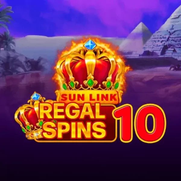 Regal Spins 10 by PatePlay, showcased at fat-pirat.fr – game logo